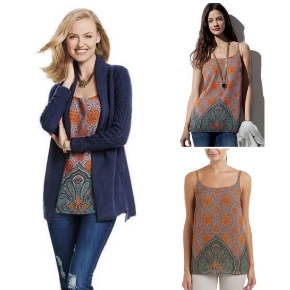 CAbi Arabesque Cami Tank Top Size Small - Picture 1 of 7